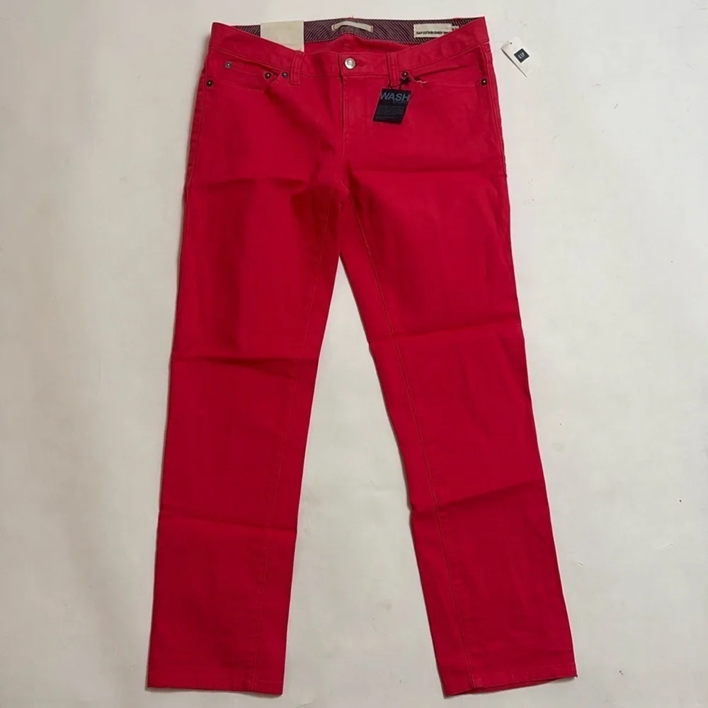 NWT GAP low rise skinny/straight jeans - Picture 1 of 7